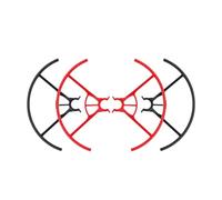 Protection d'hélice Tello, Compatible avec Les Drones DJI, Accessoires for Jouets, Rouge/Noir