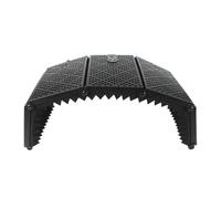 Protection d'isolation de microphone - Réduit le bruit ambiant, style portable à cinq portes, hauteur 280 mm | Coque perforée, noyau en éponge insonorisant, construction rigide pour la voix off