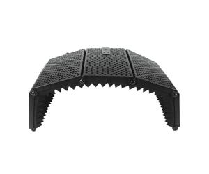 Protection d'isolation de microphone - Réduit le bruit ambiant, style portable à cinq portes, hauteur 280 mm | Coque perforée, noyau en éponge insonorisant, construction rigide pour la voix off