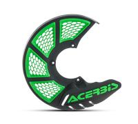 Acerbis X-Brake 2.0, couverture de disque avant Noir/Vert Noir/Vert