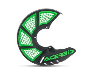 Protection Disque de Frein Avant Acerbis X-Brake 2.0 Noir/Vert Noir,Vert
