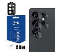 Protection d'objectif 3MK Pro - Verre pour objectif d'appareil photo pour Samsung Galaxy S25 Ultra (noir)