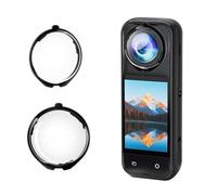 Protection d'objectif BINZAI Premium pour Insta360 X5, rétroviseurs de protection d'objectif de caméra d'action, coque de protection en polycarbonate, 2 pièces