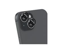 Protection d'Objectif Caméra pour iPhone 15 / 15 Plus avec Applicateur Blue Star Noir / Transparent
