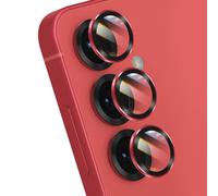 Protection d'Objectif Caméra pour Galaxy S24 / S25 Série Premium Forcell Rouge