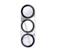 Protection d'Objectif Caméra pour Galaxy S25 FE en Verre Trempé Noir transparent