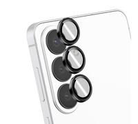 Protection d'Objectif Caméra pour Galaxy S26 Plus avec Applicateur Blue Star Noir / Transparent