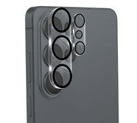 Protection d'Objectif Caméra pour Galaxy S26 Ultra en Verre Trempé Monobloc Noir / Transparent