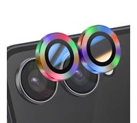 Protection d'Objectif Caméra pour Galaxy Z Flip 7 Double lentille Enkay Multicolore