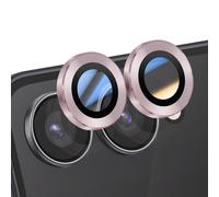 Protection d'Objectif Caméra pour Galaxy Z Flip 7 Double lentille Enkay Rose
