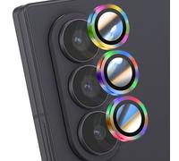 Protection d'Objectif Caméra pour Galaxy Z Fold 7 Triple lentille Enkay Multicolore