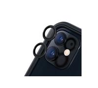 Protection d'Objectif Caméra pour iPhone 11 / 12 / 12 Mini Anti-Rayures, Noir