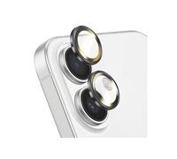 Protection d'Objectif Caméra pour iPhone 16/16 Plus/17 ,Gris