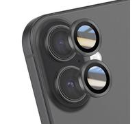 Protection d'Objectif Caméra pour iPhone 17 avec Contour Renforcé Noir