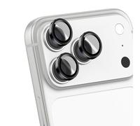 Protection d'Objectif Caméra pour iPhone 17 Pro / 17 Pro Max avec Applicateur Blue Star Noir / Transparent