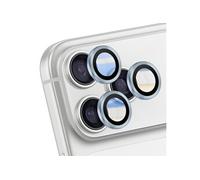 Protection d'Objectif Caméra pour iPhone 17 Pro Max avec Contour Renforcé Bleu clair