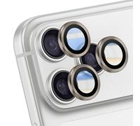 Protection d'Objectif Caméra pour iPhone 17 Pro Max avec Contour Renforcé Gris