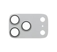Protection d'Objectif Caméra pour iPhone 18 Pro avec Cadre en Aluminium, Argent
