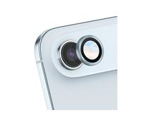 Protection d'Objectif Caméra pour iPhone Air avec Contour Renforcé Bleu clair