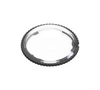 Protection d'objectif en verre trempé pour insta360 X4 Air - Anti-rayures et anti-poussière - Pour rangement d'appareil photo à 360° - Cadre noir - 4 x 4 x 1 cm (verre)