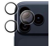 Protection d'Objectif iPhone 17 Pro / 17 Pro Max Antichoc et Anti-rayures Panzer Glass Noir transparent