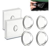 Protection d'objectif pour caméra de recul de Voiture, Anti-Pluie, Compatible avec la Plupart des caméras de véhicule, Installation adhésive Simple, Protection intégrale à 360° (2set)