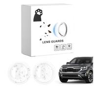 Protection d'Objectif Pour Caméra De Voiture | 2 Pièces Transparentes Protection Intégrale - Garde De Lentille De Caméra Protecteur | Pour Protéger contre la Pluie la Poussière les Rayures Sécurité En