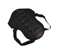 Protection dorsale de moto avec coque en polyéthylène anti-choc et mousse EVA respirante pour la protection de la colonne vertébrale et de la taille, ceinture en nylon réglable et double ceinture de