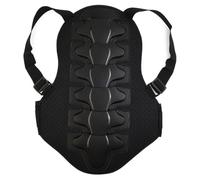 Protection dorsale réglable, antidérapante, légère, protection essentielle pour la colonne vertébrale et la taille, pour motards, noir, 1 pièce