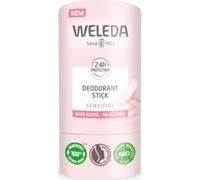 Protection douce et fiable 24h pour peaux sensibles - WELEDA Déodorant Stick Sensitive sans alcool, format 50g - Lot de 2