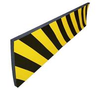 Protection Droite en Mousse 1000x300mm - Noir/Jaune