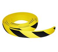 Viso Protection droite en mousse 5000 x 60 mm noir/jaune