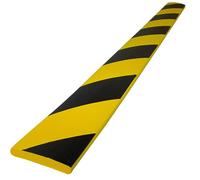 Viso Protection droite en mousse PU5020 NJ – 750 x 60 x 10 mm – noir/jaune