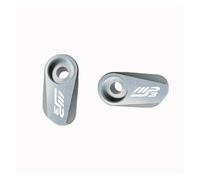 Protection du Capteur pour Piaggio MP3 300 400 500 Couvercle De Protection Capteur ABS(Titanium-2pcs)