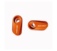 Protection du Capteur Roue Couvercle De Protection Capteur ABS, pour Honda Shadow VT 400 600 750 1100 1300(Orange-2pcs)