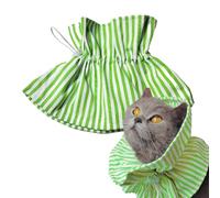 Protection du cou pour chat : collier de protection réglable, construction confortable en polyester | Accessoire de cou en tissu doux pour une plus grande sécurité lorsqu'il est maintenu dans une cage