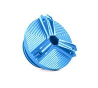 Protection du couvercle du réservoir d'huile Bouchon Vidange D'huile Moto Écrou Carter Couvercle Tasse Bouchon Remplissage Vis Moteur Pour S1000RR S1000R S1000XR R1200GS R1250GS M1000RR(BLEU)