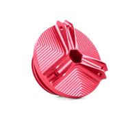 Protection du couvercle du réservoir d'huile Bouchon Vidange D'huile Moto Écrou Carter Couvercle Tasse Bouchon Remplissage Vis Moteur Pour S1000RR S1000R S1000XR R1200GS R1250GS M1000RR(ROUGE)