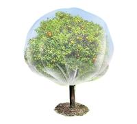 Protection du filet d'arbres fruitiers - Filet de barrière d'oiseaux et d'insectes avec agneau | Netisation d'arbre réutilisable respirante avec agneau et crème