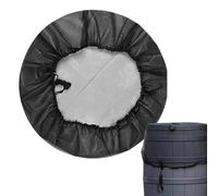 Protection du filet de stockage d'eau - Filtration fine Capteur de pluie LID Protection avec cordon de serrage | Barrel Top Screen Shield pour tambour de récolte extérieur, filtre résistant aux débris