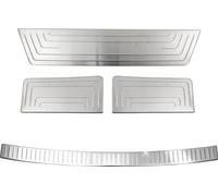 Protection du seuil de chargement Kit de seuils de porte pour VW T5 2003-2015 en acier inoxydable chromé 4pcs