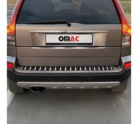 Protection du seuil de chargement Pare-chocs pour Volvo XC90 2003-2015 Feuilles en fibre de carbone en acier inoxydable