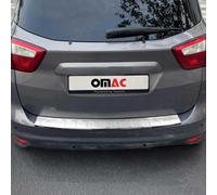 Protection du seuil de chargement pour Ford C-MAX II 2010-2019 Chrome Protection arrière en acier inoxydable