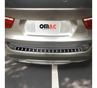 Protection du seuil de chargement pour Skoda Rapid Spaceback 2013-2019 Chrome Feuilles en fibre de carbone