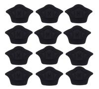 Protection Du Talon / Inserts De Chaussures 6 Paires 6 Mm Le Noir