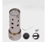 Protection du Tuyau D'éChappement Silencieux D'échappement DB Killer 20 Mm 25 Mm 30 Mm pour Moto(Silver-30mm)