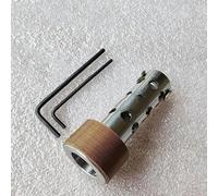 Protection du Tuyau D'éChappement Silencieux D'échappement DB Killer 20 Mm 25 Mm 30 Mm pour Moto(Silver-25mm)