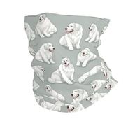 Protection du Visage Adorables Chiens De Race Grand Pyrénéen Respirant Bandeau Magique Anti-Solaire Bandana pour Extérieur Sports Vélo