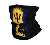 Protection du Visage Drapeau Et Crâne du Maroc Anti-Solaire Bandeaux Élastique Écharpe Tube pour Bike Yoga Toutes Saisons