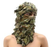 Protection du visage feuillue - Observation des oiseaux Camouflage Couvre-chef - Camouflage d'extérieur - Pour Camping Randonnée Observation des oiseaux Performances sur scène Fêtes costumées Théâtre